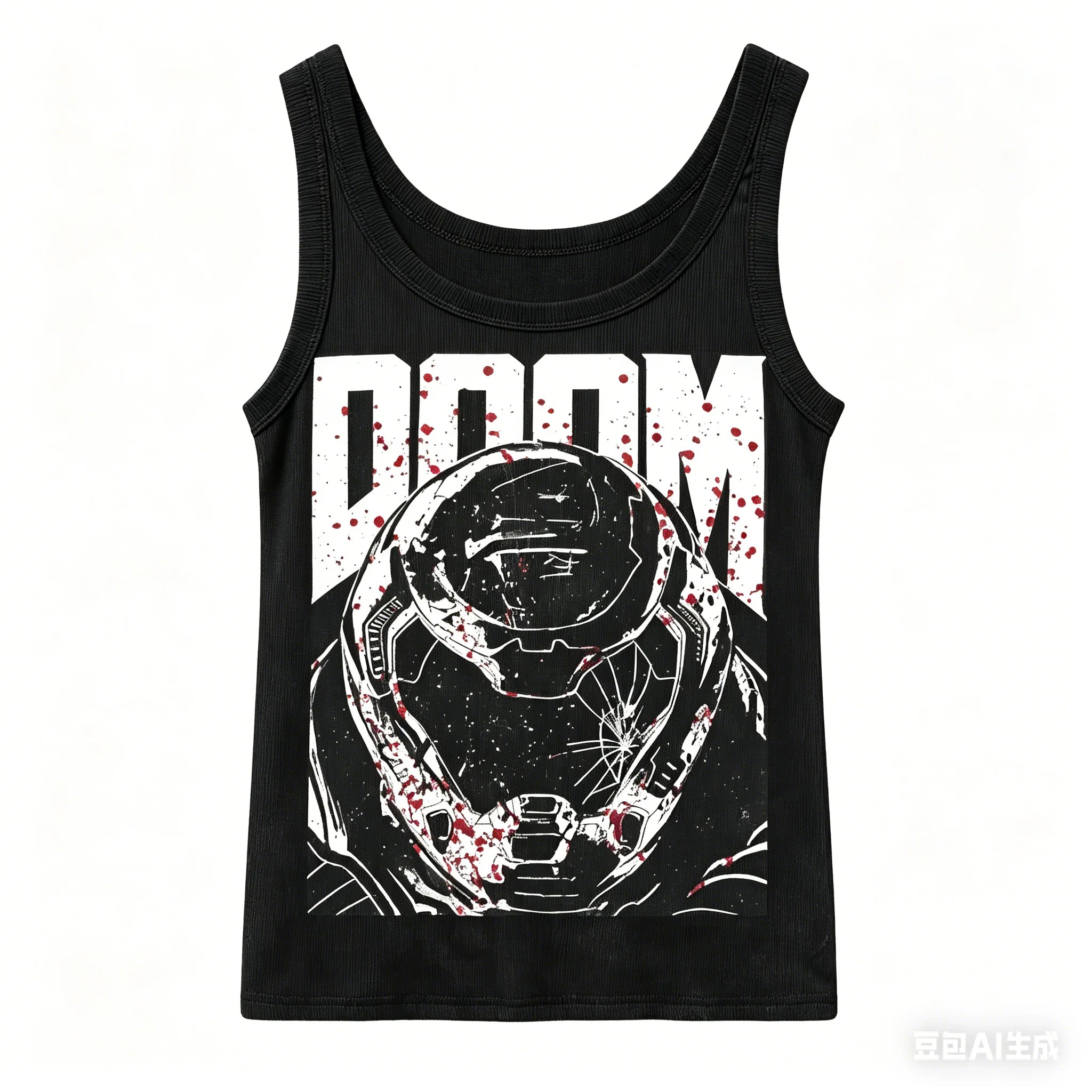 DOOM Ribbed Tank Streetwear Anime Lover New Model personality Clothes Year round clothing Classic hot product high quality soft