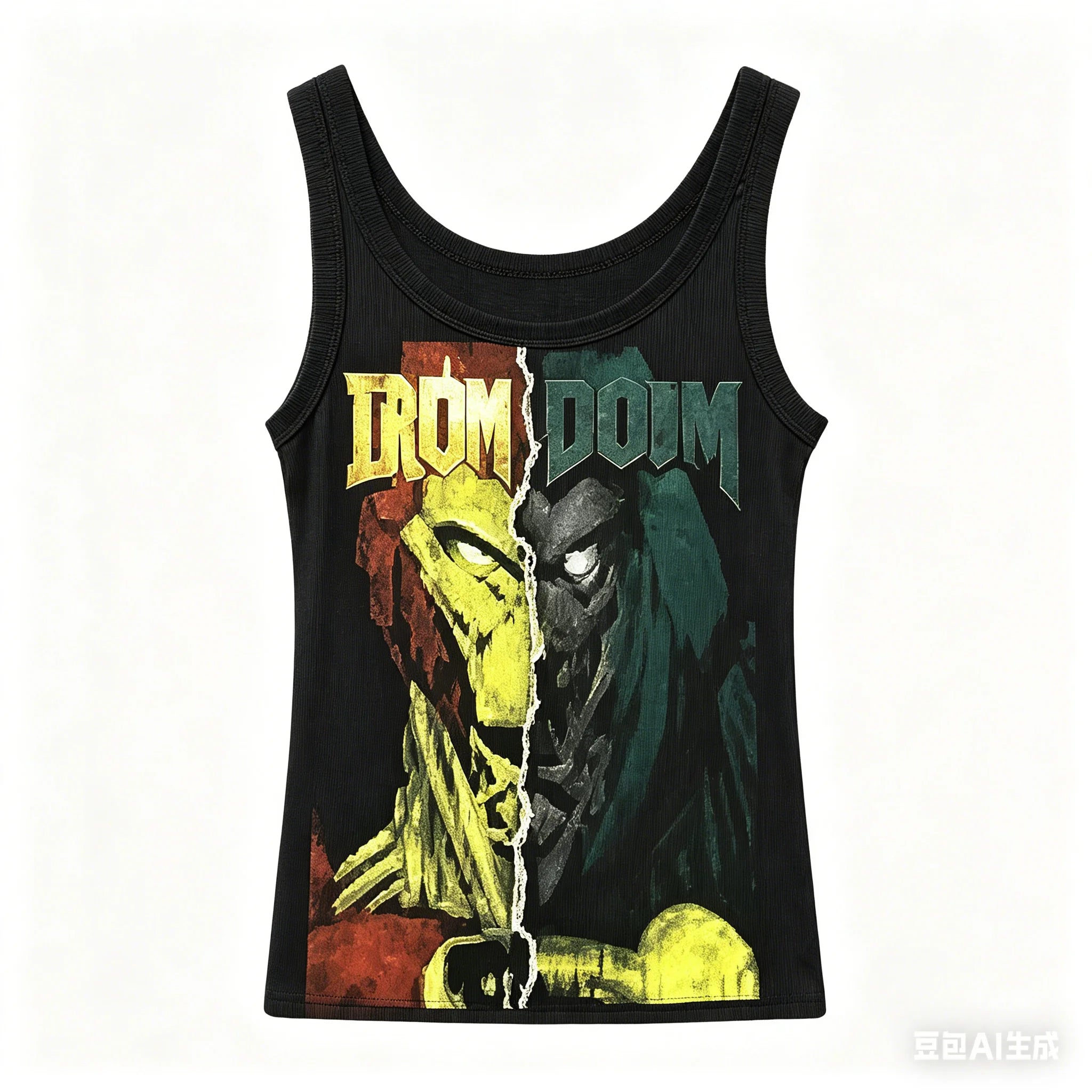 DOOM Ribbed Tank Streetwear Anime Lover New Model personality Clothes Year round clothing Classic hot product high quality soft