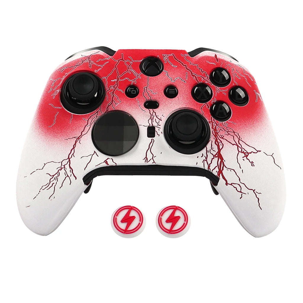 Laser Carving Soft Silicone Protective Case Cover For Xbox Elite Wireless Controller Series 2 Gamepad Skin Video Games Accessori