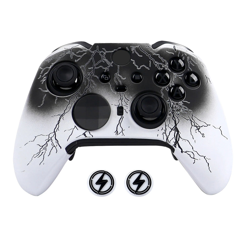 Laser Carving Soft Silicone Protective Case Cover For Xbox Elite Wireless Controller Series 2 Gamepad Skin Video Games Accessori