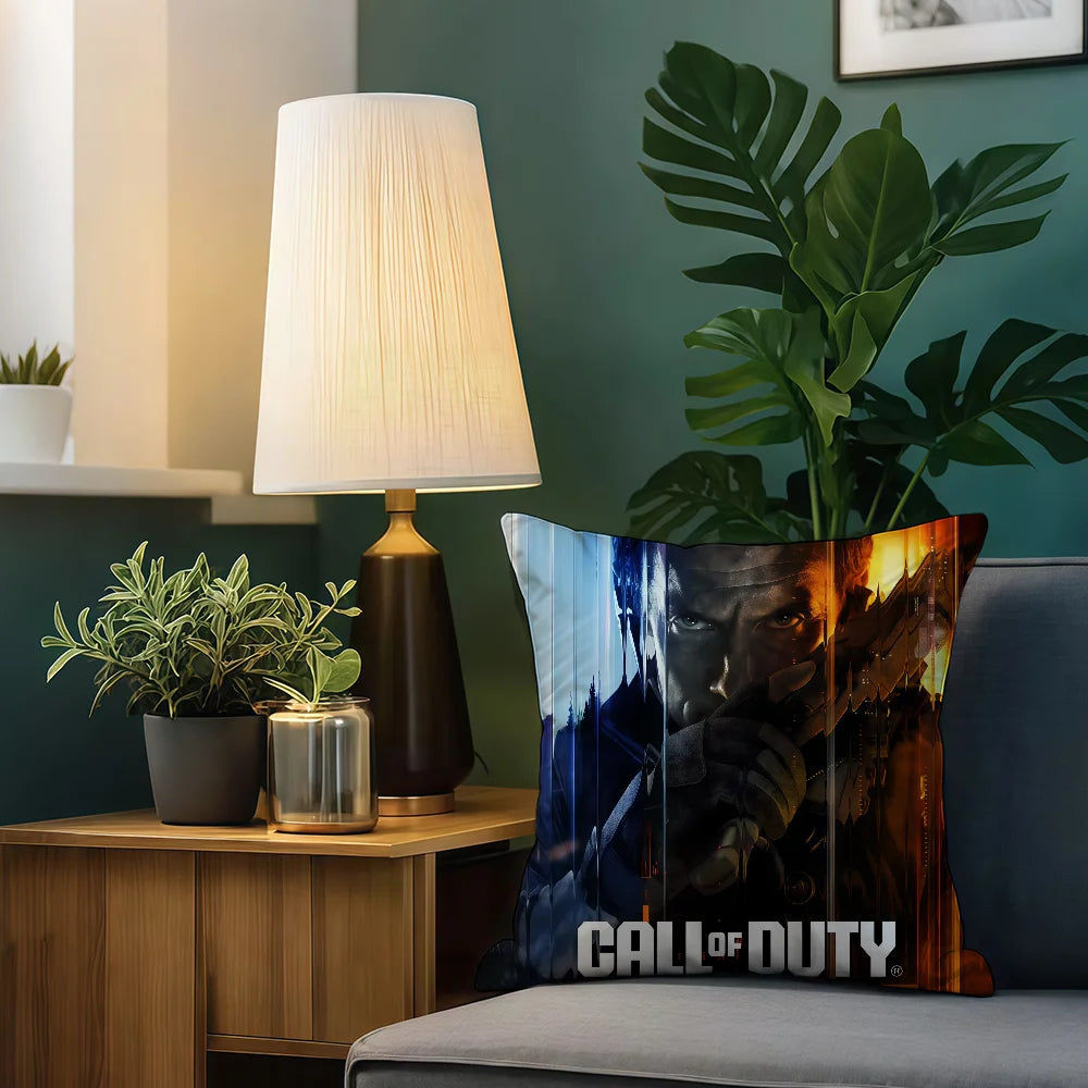 B-Black Ops cushion cover Home Bedding Game Sofa living Room of pillowcase 7 Simple C-Call Soft Skin D-Duty Cushion Cover